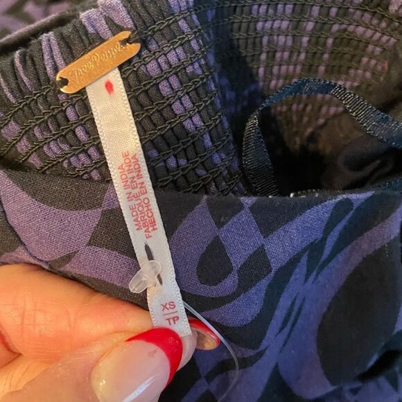 New Free People Kira Jumpsuit Purple/black
Wide Leg Retro size XS - Picture 6 of 7